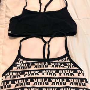 Pink sport bra size M